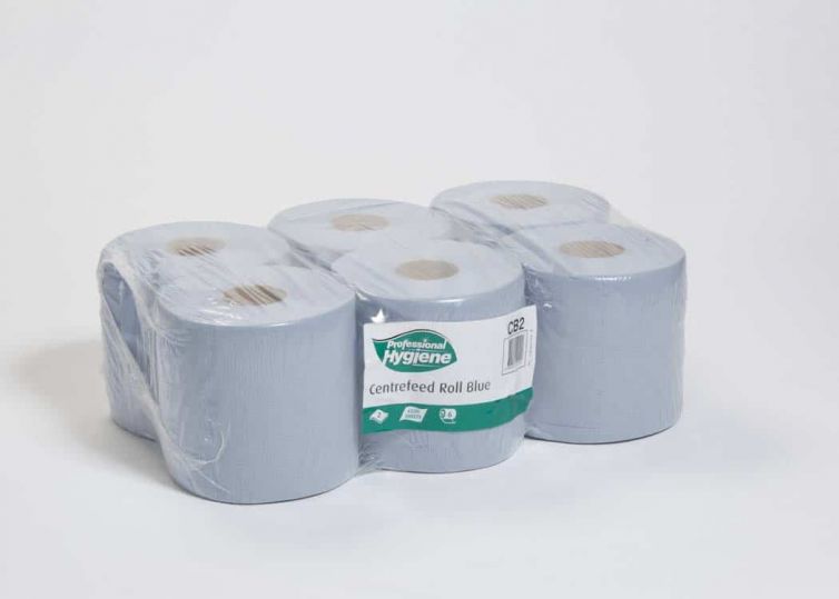 Centrefeed Roll 1 ply Blue