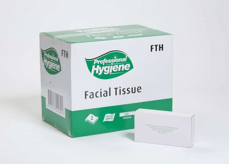 Facial Tissue 2 ply White