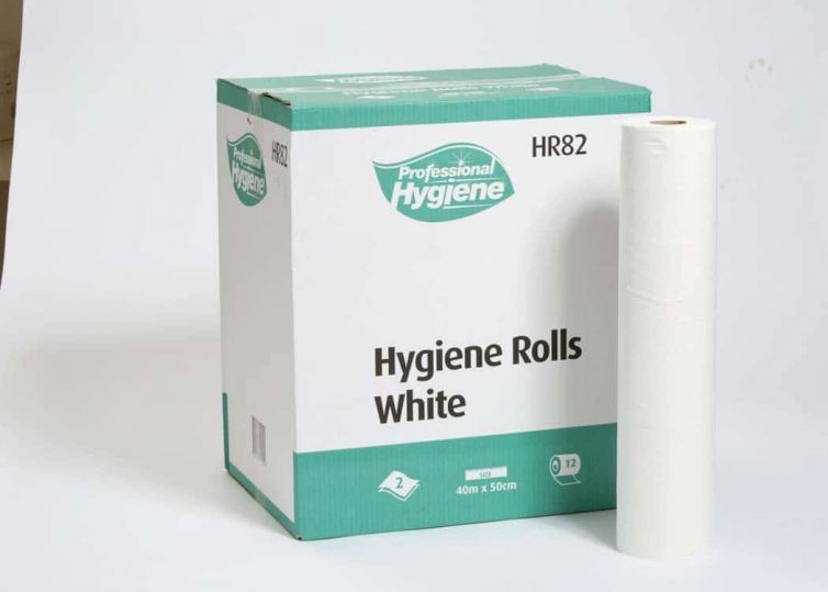 Hygiene Roll 2 ply white 20″ (Laminate)