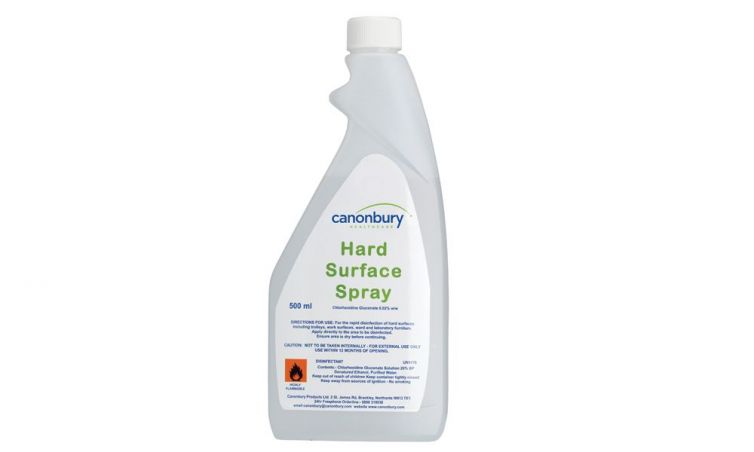 CPL Chlorhexidine Hard Surface Spray  500ml (Without Trigger) [H]