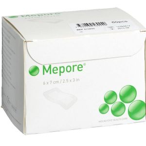 Mepore Self-Adhesive Absorbent Dressing  6cm X 7cm (60)