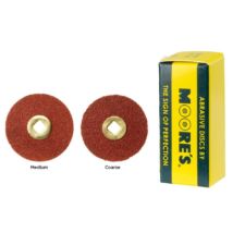 Moore’s Adalox Paper Clip-On Discs 19mm  (3/4) (50) Coarse
