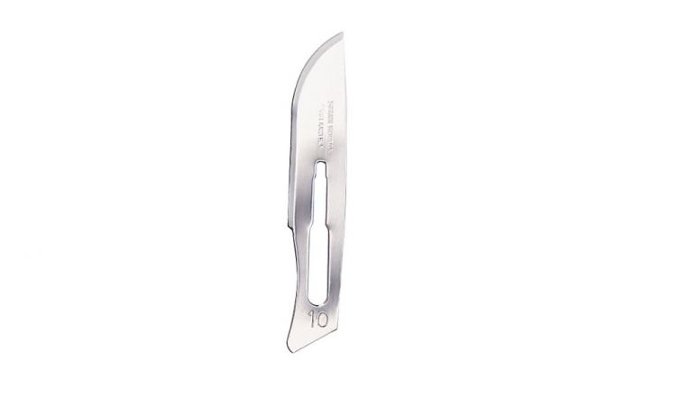 No 10 Surgical Blades Swann Morton Red  Carbon Sterile