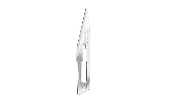 No 11 Surgical Blades Swann Morton Red  Carbon Sterile