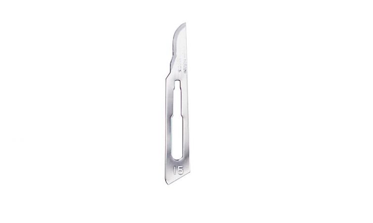 No 15 Surgical Blades Paragon Stainless  Steel Sterile