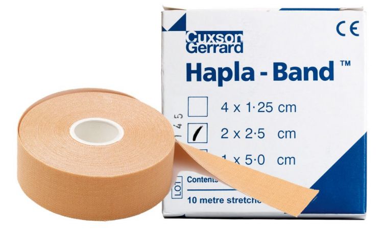 Hapla Band Thin (2) 2.5cm  x 10m