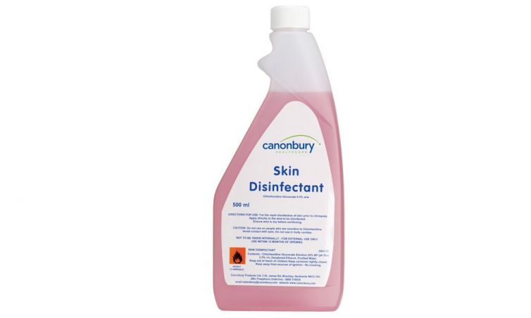 CPL Chlorhexidine Skin Spray 500ml (Without Trigger)