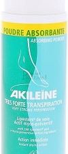 Akileine Absorbing Foot Powder for Perspiration and Odour