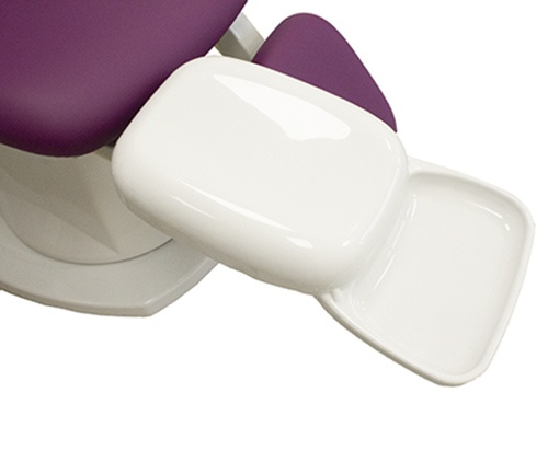 Namrol Leg Rest Cover/Tray (Pair) – Hard plastic finished In opaque white